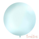 Ballon géant de Baudruche 1 mètre Bleu Pastel