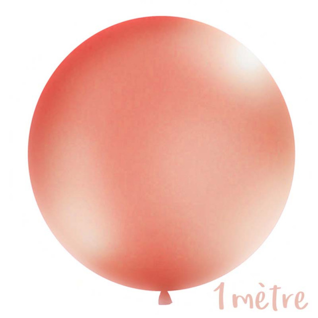 Ballon géant de Baudruche 1 mètre Rose Gold