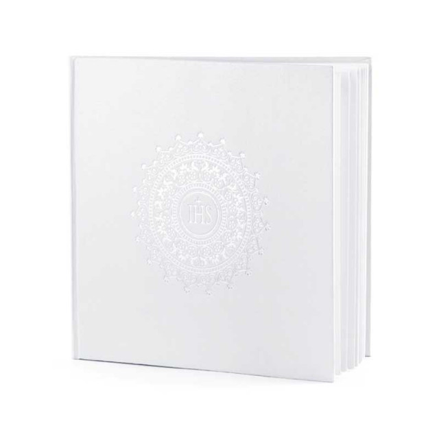 Livre d'Or Blanc Communion IHS