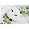 Coussin Alliance Coeur Blanc