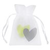 Sachet Dragées Coeur Vert x 6