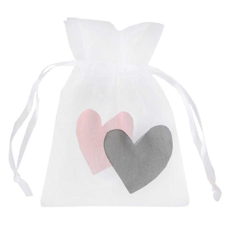 Sachet Dragées Coeur Rose x 6