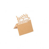 20 x Marque places kraft bapteme