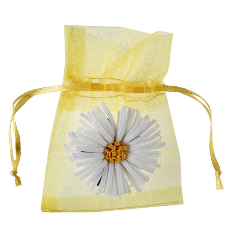 Download Sachet dragées Organdi Marguerite x4