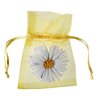Sachet dragées Organdi Marguerite x 4
