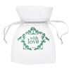 Sachet dragées With Love Vert x 10