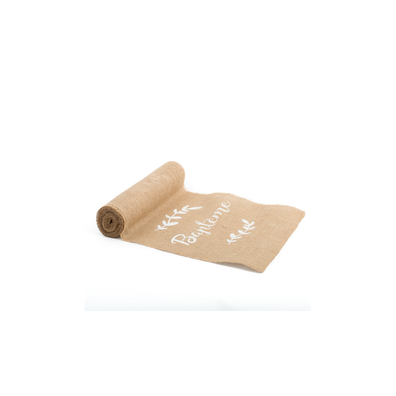 Chemin de Table Bapteme Jute