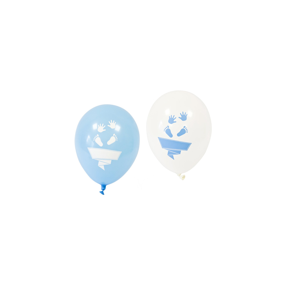 8x Ballon baby shower bleu