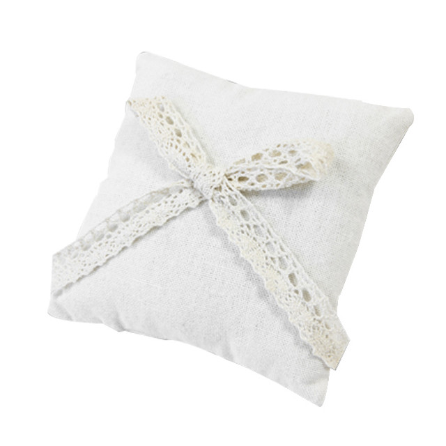 Coussin d'alliance Noeud dentelle