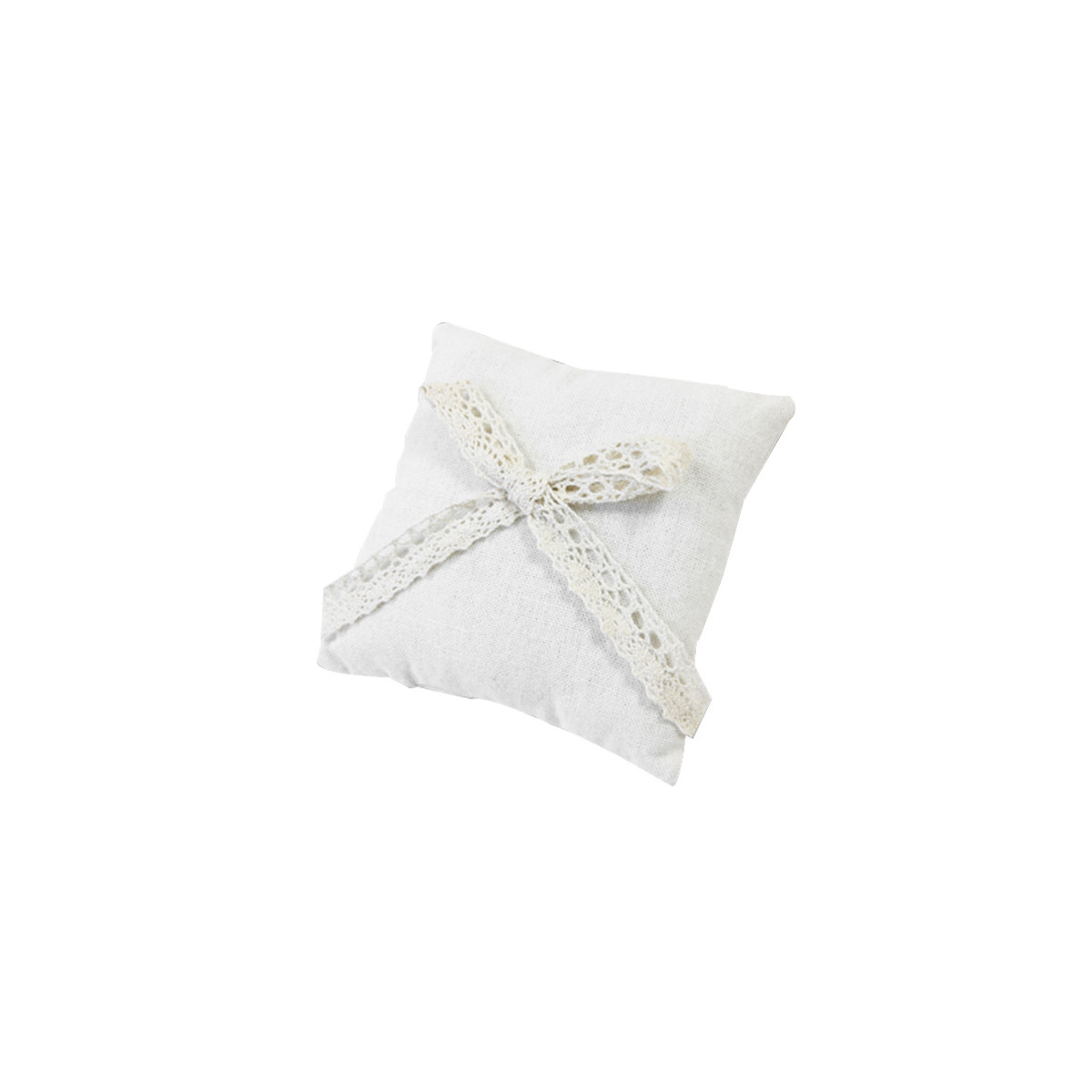 Coussin d'alliance Noeud dentelle