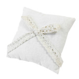 Coussin d'alliance Noeud dentelle