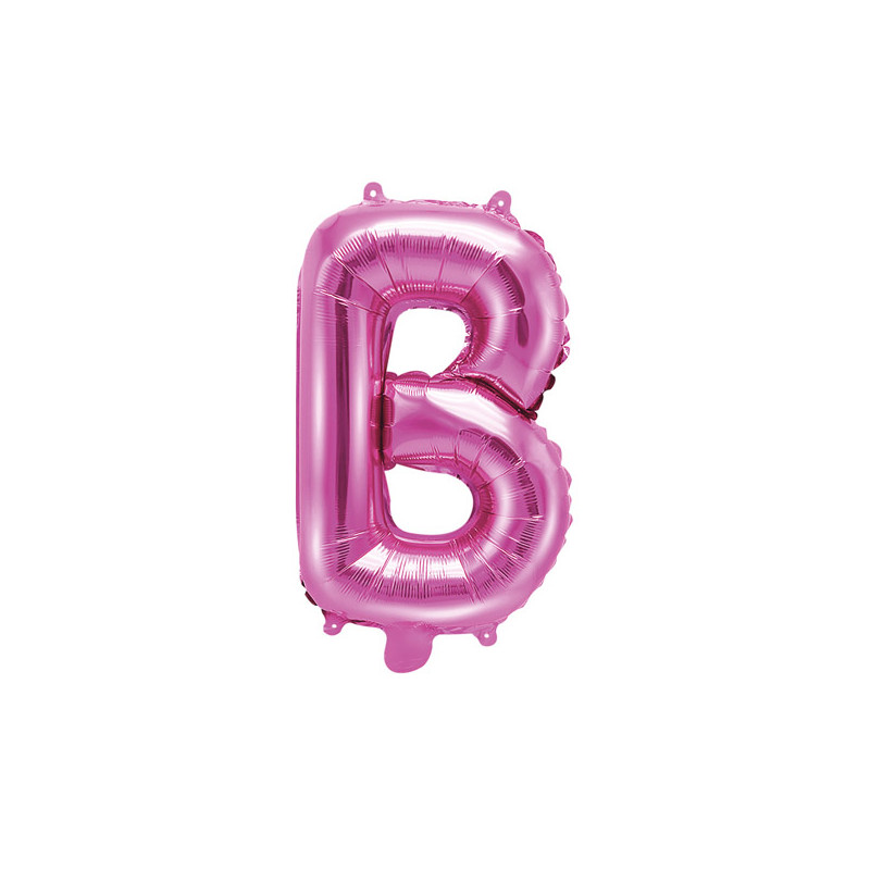 Ballon Lettre B Rose Foncé
