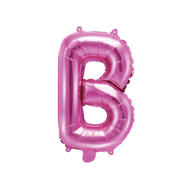 Ballon Lettre B Rose Foncé