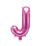 Ballon Lettre J Rose Foncé