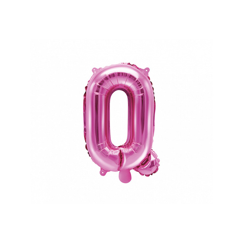 Ballon Lettre Q Rose Foncé