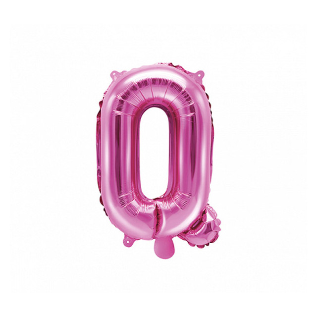 Ballon Lettre Q Rose Foncé