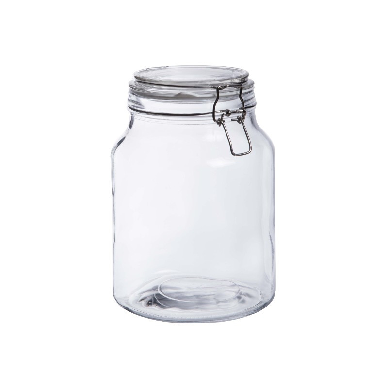 Bonbonnière en verre fermeture metal 3L