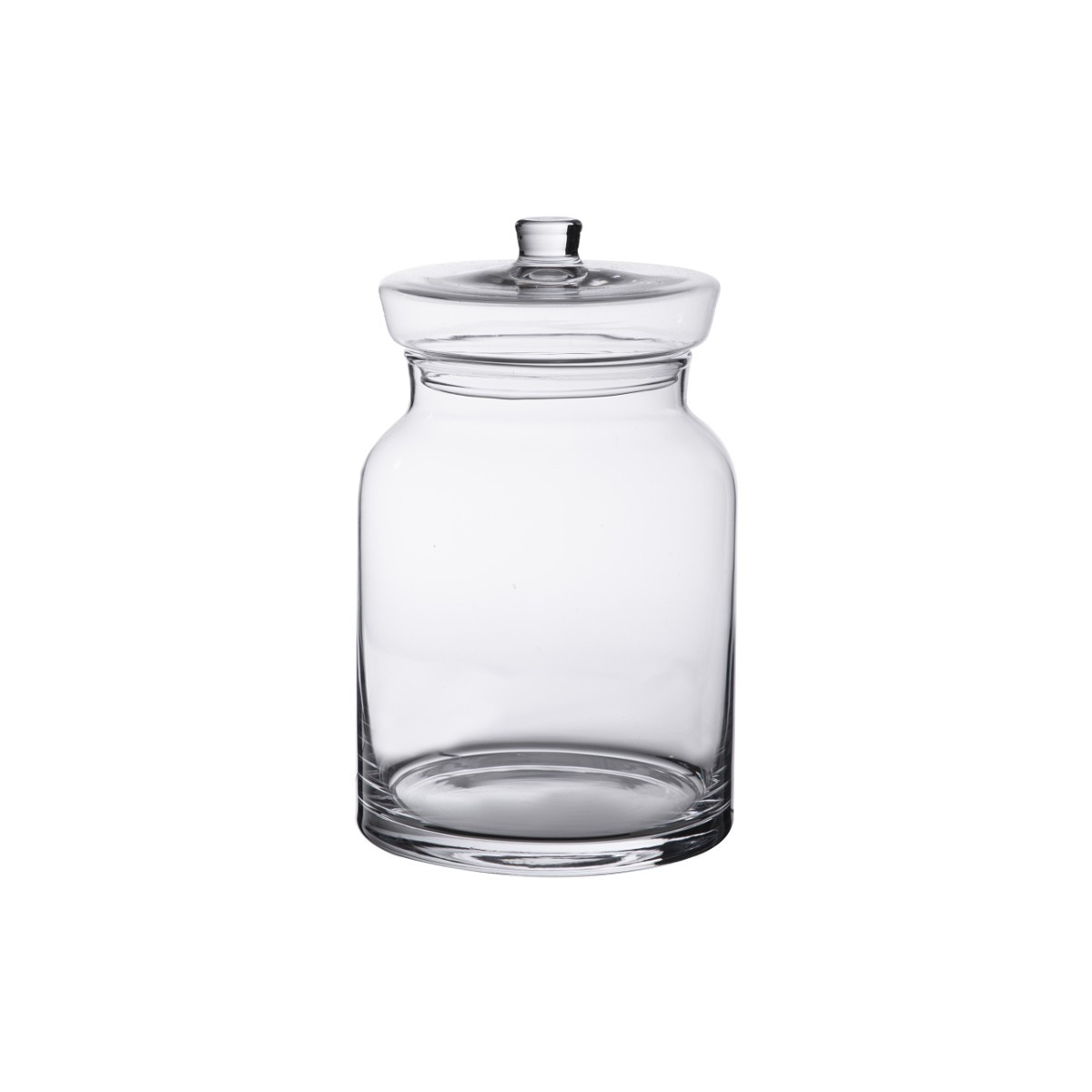 Bonbonnière en verre candy jar 21.5 x 14 cm