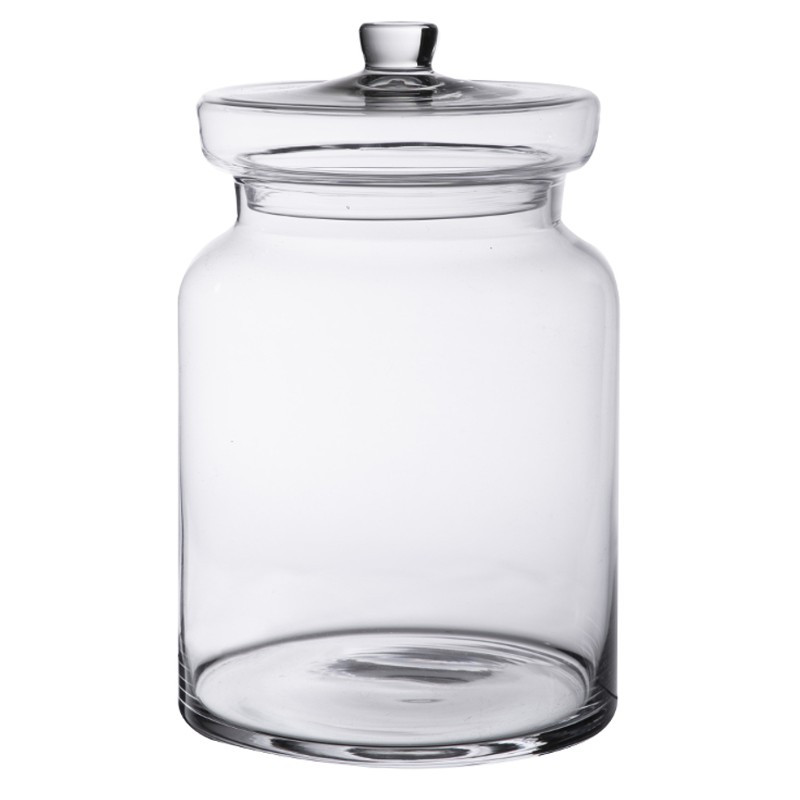 Bonbonnière en verre candy jar 24.5 x 16 cm
