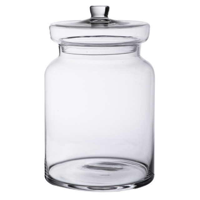 Bonbonnière en verre candy jar 24.5 x 16 cm