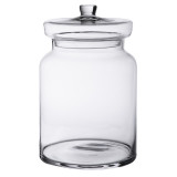 Bonbonnière en verre candy jar 24.5 x 16 cm