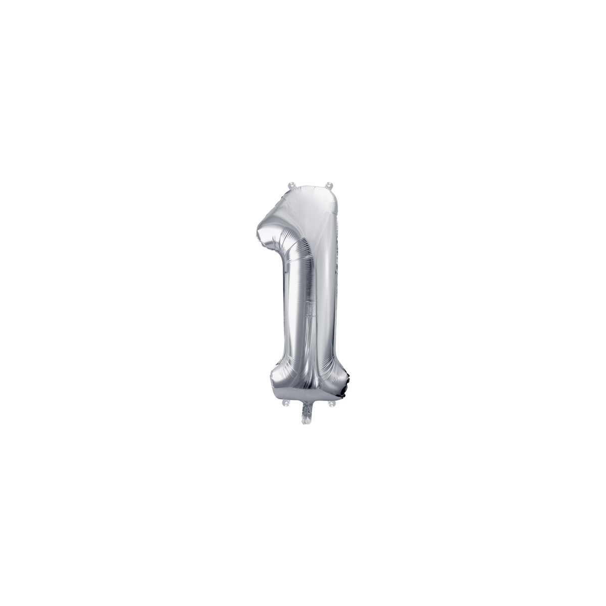 Ballon Chiffre 1 Argent 86cm