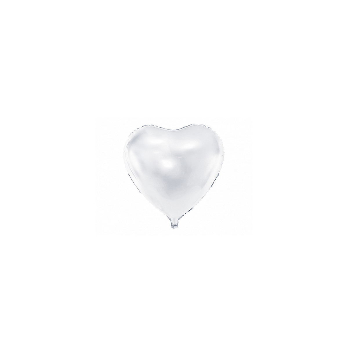 Ballon Mylar Coeur Blanc