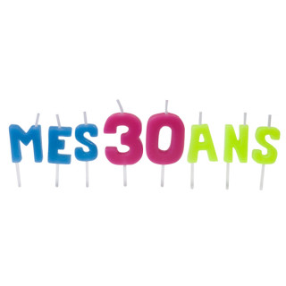 Bougie Lettre 30 ans