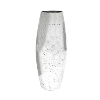 Vase métallisé argent 30cm
