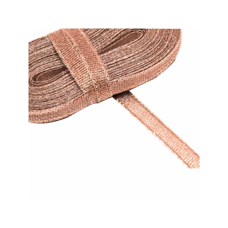 Ruban Organza Rose Gold- 6mm