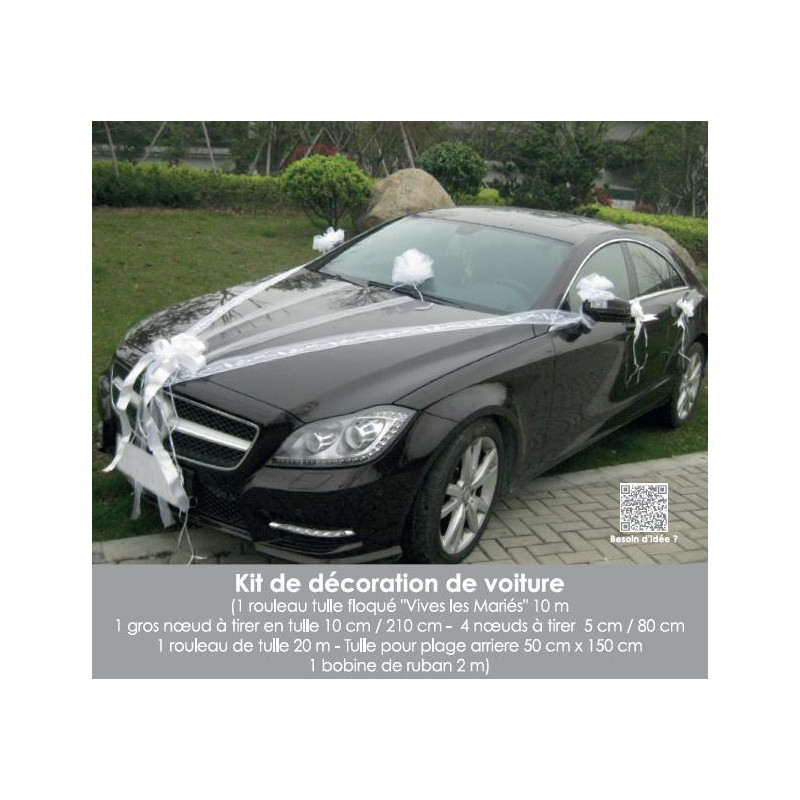 Kit luxe déco voiture Mariage