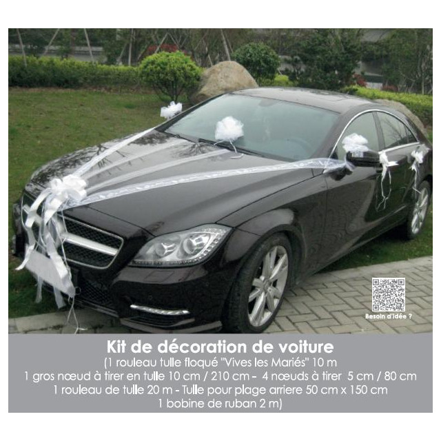 Kit luxe déco voiture Mariage