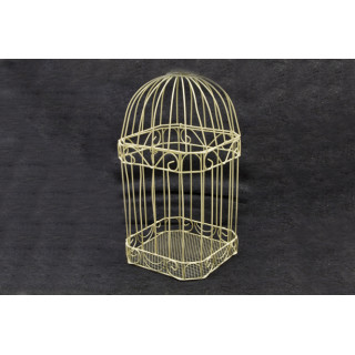 Cage carte de voeux ivoire