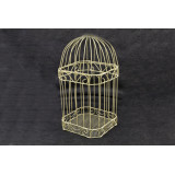 Cage carte de voeux ivoire