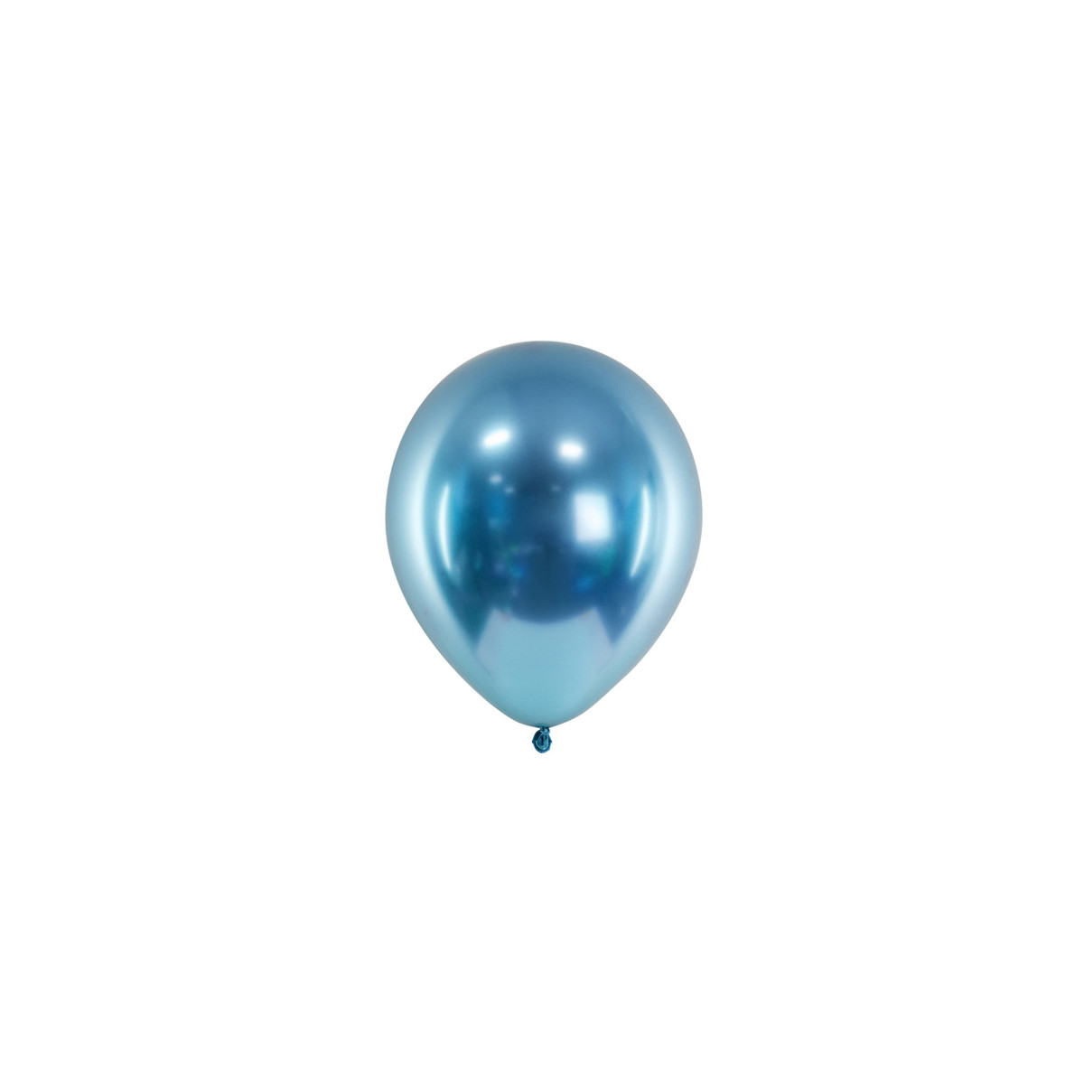 ballon bleu glossy