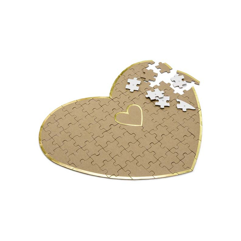 Livre d'or coeur puzzle