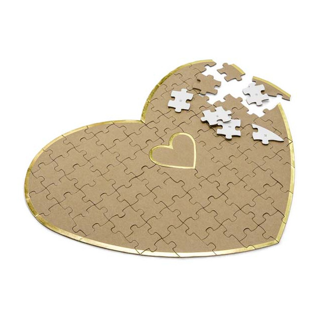 Livre d'or coeur puzzle