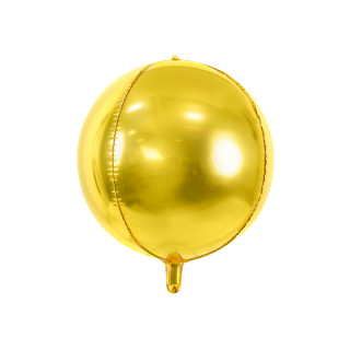 Ballon Mylar jaune gold