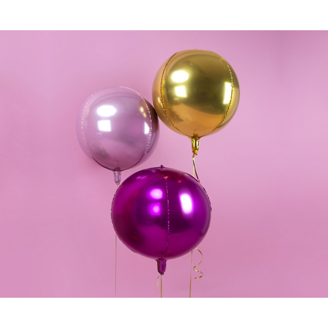 Ballon Mylar jaune gold