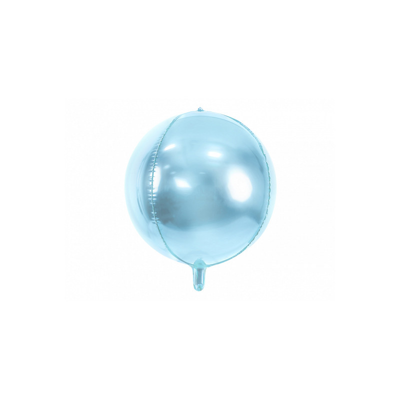 ballon bleu ciel glossy