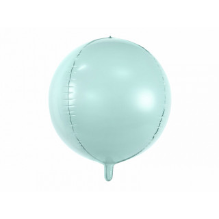 Ballon Mylar bleu vert menthe