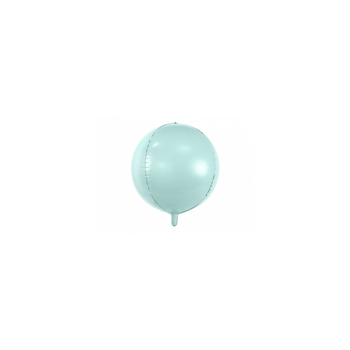Ballon Mylar bleu vert menthe