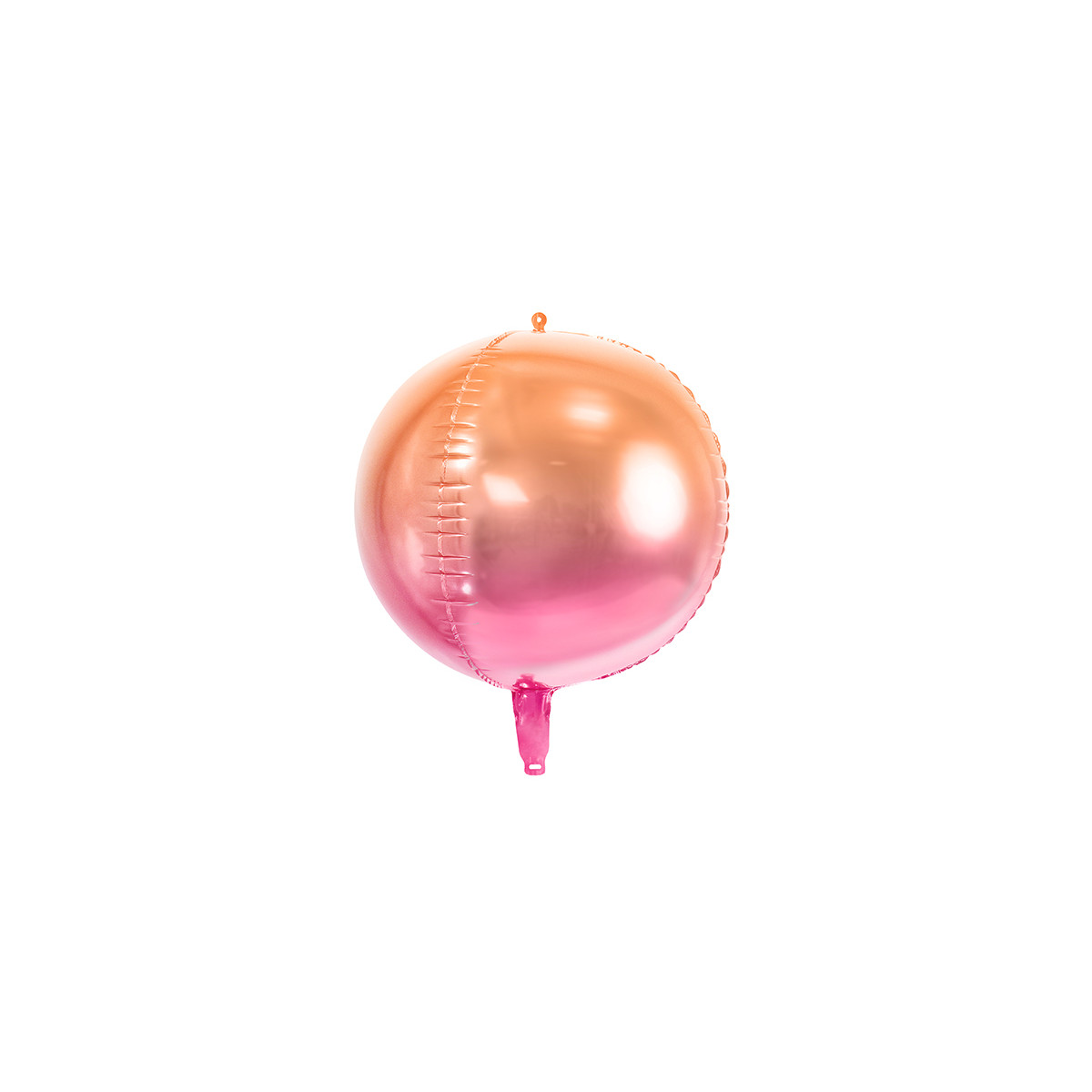 Ballon Mylar dégradé rose orange