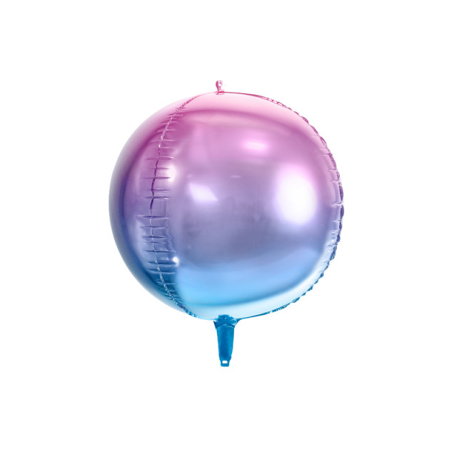 Ballon Mylar dégradé bleu violet