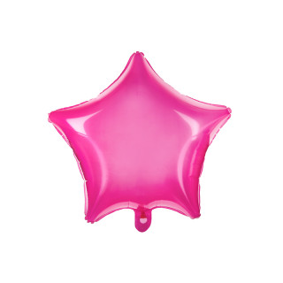 Ballon Mylar Etoile fuchsia