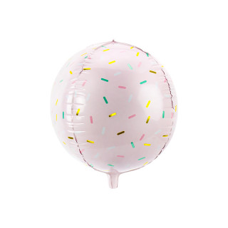 Ballon rose sprinkles