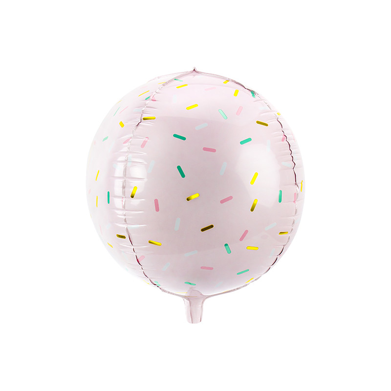 Ballon rose sprinkles