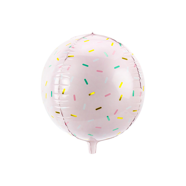 Ballon rose sprinkles