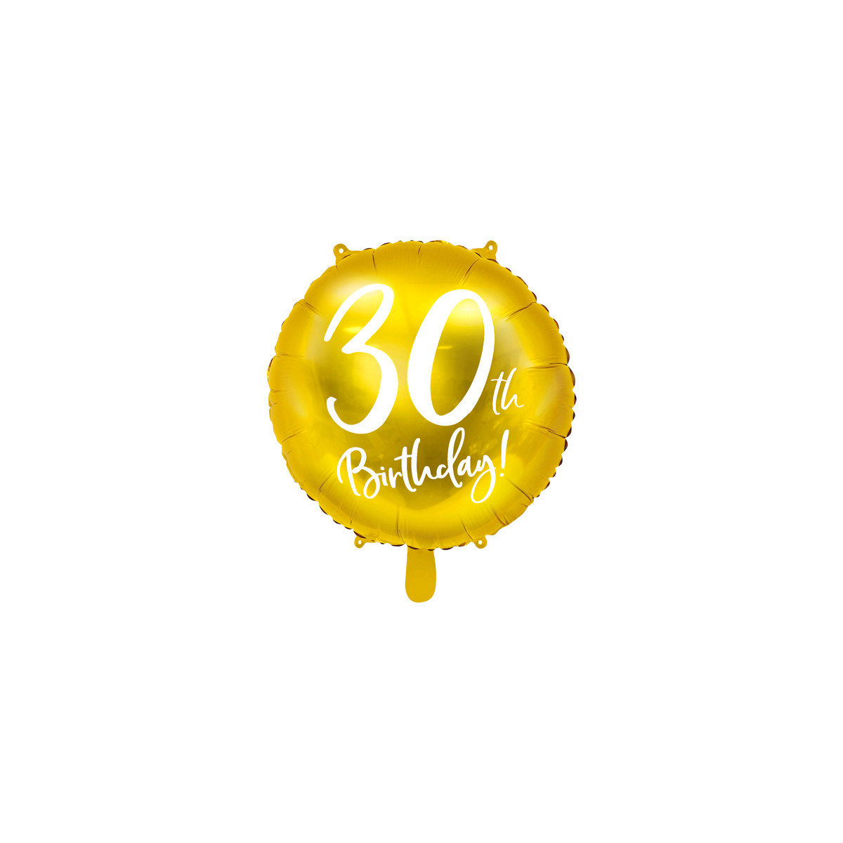 Ballon Anniversaire jaune gold 30 ans