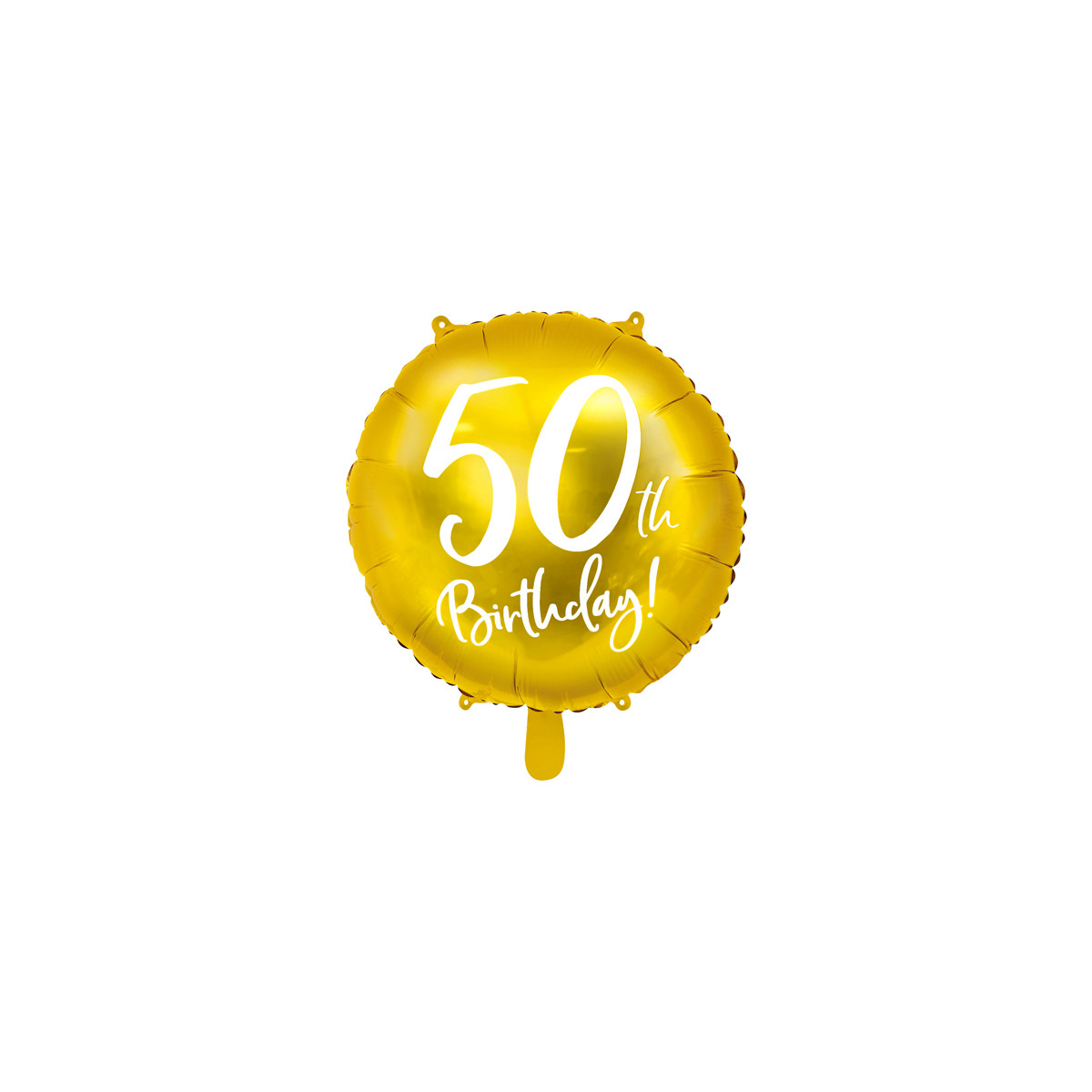 Ballon Anniversaire jaune gold 50 ans